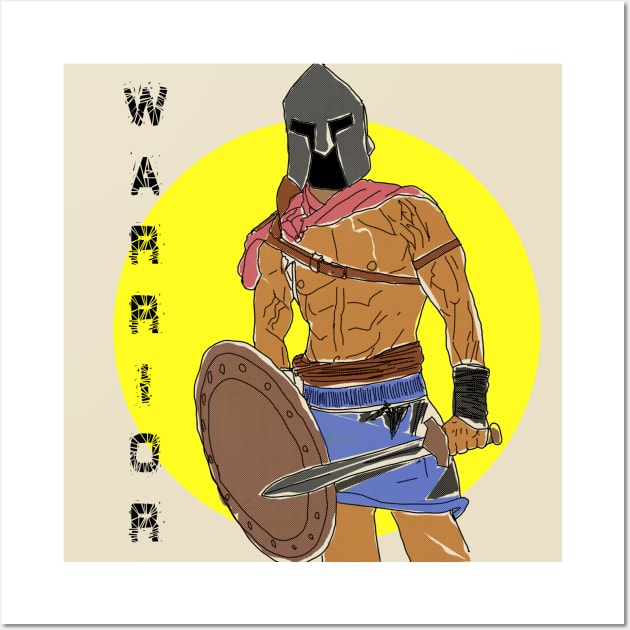 Warrior Wall Art by djmrice